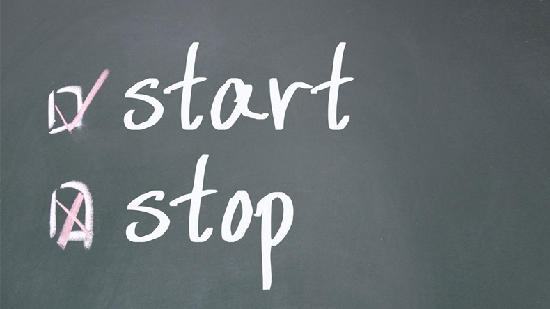 start or stop determine 