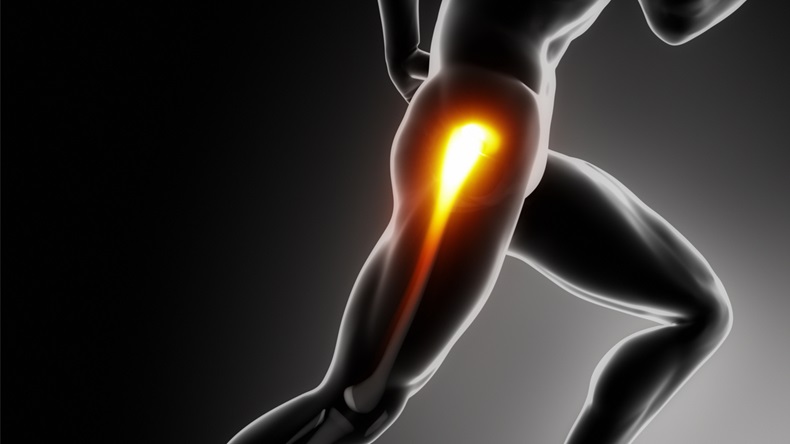 Sports hip injury koncept - Illustration 
