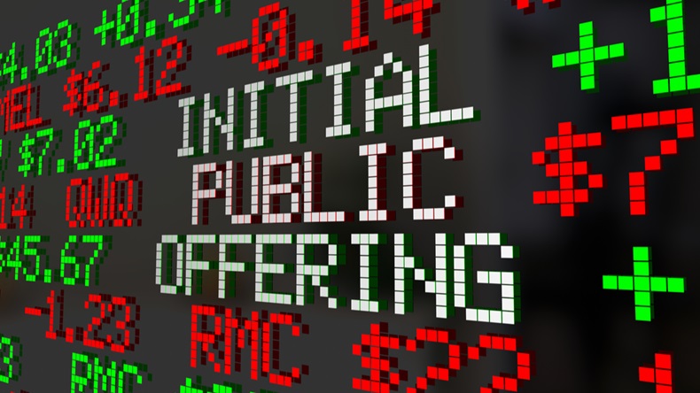 Initial Public Offering IPO Stock Market Ticker