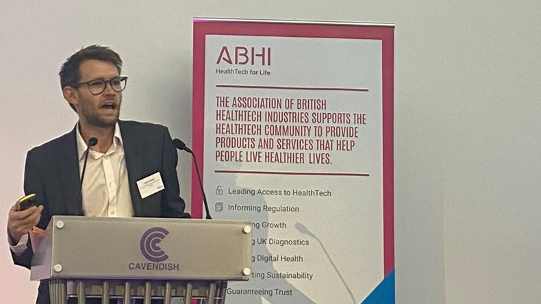 Johan Ordish, MHRA, at ABHI regulatory conference 2022