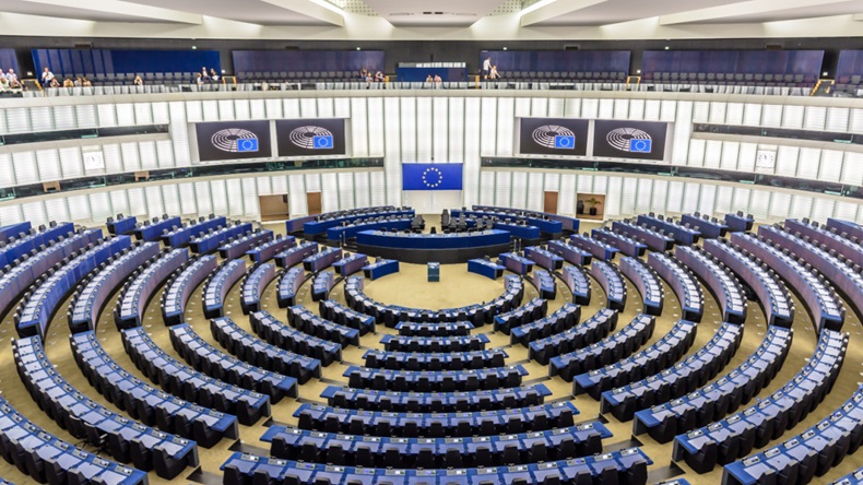 EU Parliament In Strasbourg, France