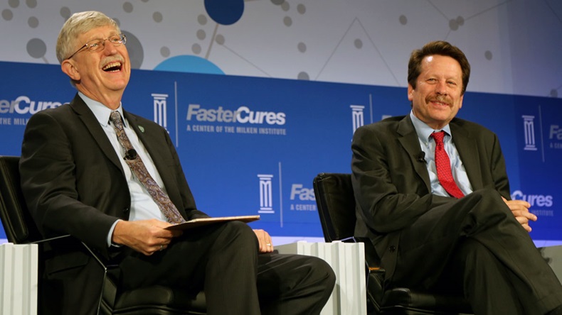 NIH Director Francis Collins and FDA Commissioner Robert Califf.